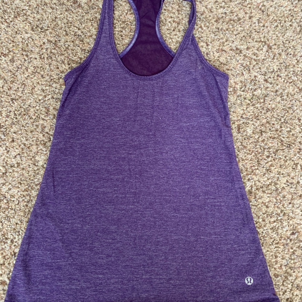 lululemon purple Tank top